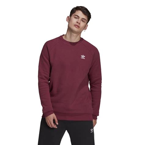 adidas originals adidas originals sweatshirt mit logo-print bordeaux rot|adidas.